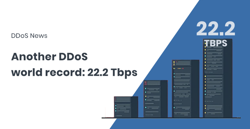 22.2Tbps DDoS record